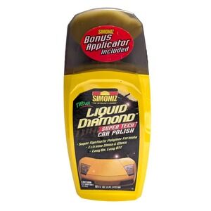 Simoniz Liquid Diamond Super Tech Car Polish 16 fl oz Bonus Applicator